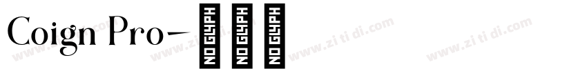 Coign Pro字体转换
